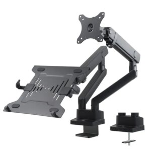 Ergonomikus dupla monitor és laptop tartó 17-32 8kg vesa