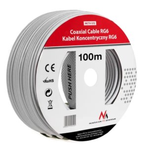 Prémium koax kábel 100m rg6 1.0ccs