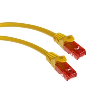 Maclean sárga utp cat6 patch kábel 0,5m rj45 dugóval