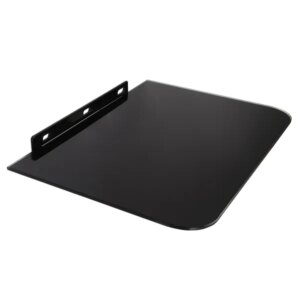 Maclean üvegpolc mc-738, 10kg, fekete