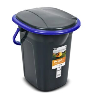 Greenblue hordozható wc 19l fekete-tengerészkék
