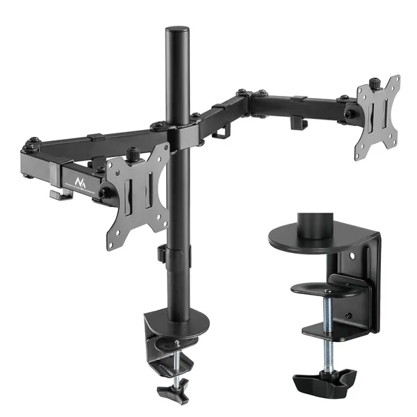 Képernyőtartó kar 2 monitorhoz, 17-32, 16kg, maclean mc-884