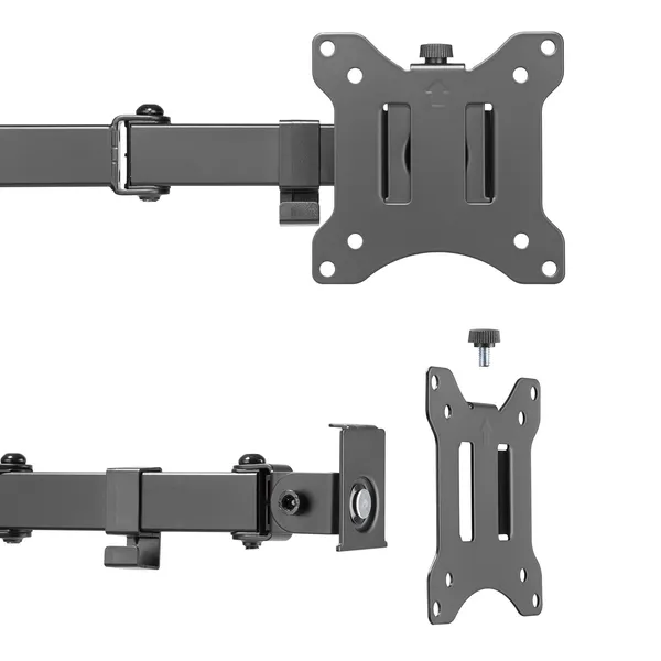 Képernyőtartó kar 2 monitorhoz, 17-32, 16kg, maclean mc-884