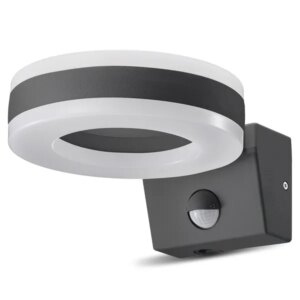 Maclean led fali lámpa pir érzékelővel, 20w, 1700lm, ip65, 4000k