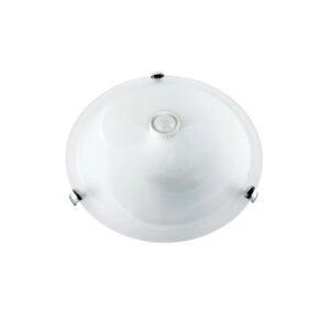 Érzékelős mennyezeti lámpa ezüst búrával, e27, 2x40w