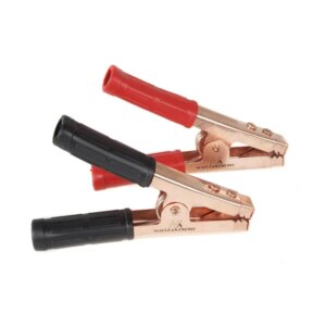 Maclean 400a krokodilcsipesz piros/fekete 2db