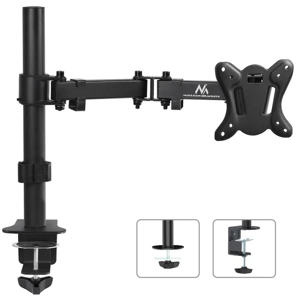 Ergonomikus monitor tartó 13-27 fekete