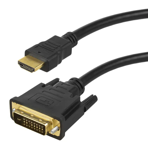 Maclean hdmi-dvi kábel 2m, fullhd, aranyozott