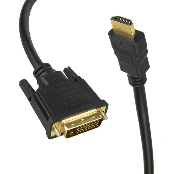 Maclean hdmi-dvi kábel 2m, fullhd, aranyozott