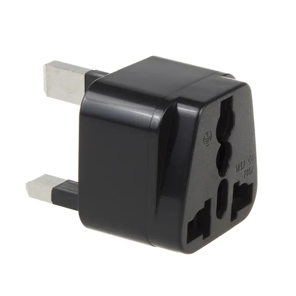 Univerzális eu-uk adapter, fekete, maclean mce154