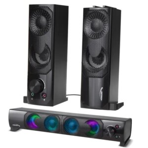 Audiocore ac955 sztereó soundbar rgb hangszórók usb 5v 3w x2