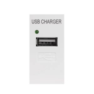 Maclean usb fali töltő aljzat, fehér, 1a, mce727w