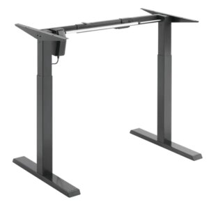 Ergo office er-433 elektromos íróasztalváz, szürke, 80kg, 73-123cm