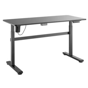 Ergo office er-434 elektromos íróasztal, szürke, 140x60cm, 50kg