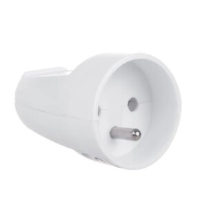Maclean mce331 földelt csatlakozó, fehér, 16a, 250v, ip20
