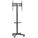 Mobil tv állvány maclean mc-949, 32-55, fekete, 25kg, vesa 400x400