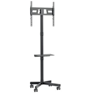 Mobil tv állvány maclean mc-949, 32-55, fekete, 25kg, vesa 400x400
