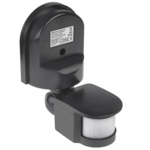 Maclean mce25 szürke mozgás- és alkonyatérzékelő, 180°, 1200w, ip44
