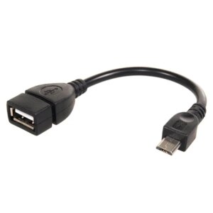 Univerzális otg adapter, usb-microusb, 15cm, réz, 2 év garancia