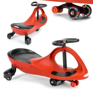 Ecotoys piros led-es gyermek jármű