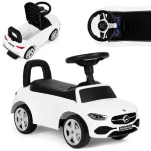 Mercedes c osztály gyermekautó dudahanggal fehér