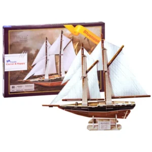 Bluenose 3d vitorlás puzzle 80 db