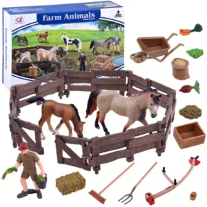 Farm lovak figurakészlet gyerekeknek