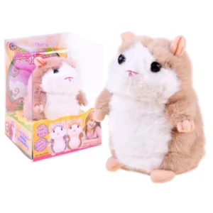 Beszélő plüss hörcsög - vidám játék 13cm