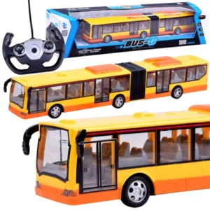 Távirányítós gyerekbusz led fénnyel