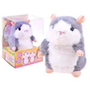 Beszélő plüss hörcsög - vidám társ 13cm