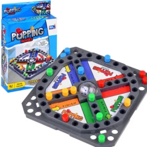 Mini kínai ludo utazó játék gyerekeknek