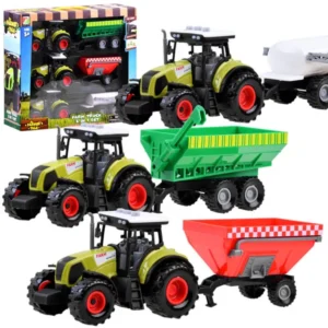 Traktor szett 3x pótkocsival kisgazdáknak