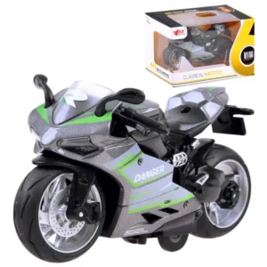 Fém versenymotor játékszett gyerekeknek