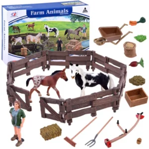 Farm lovas játékfigura készlet