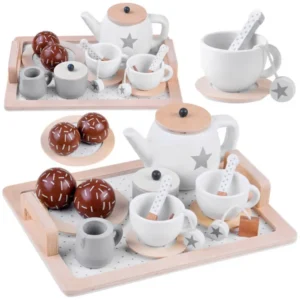 Fa teakészlet gyerekeknek - elegáns játék szett