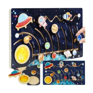 Montessori fa naprendszer puzzle