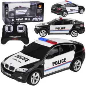 Bmw x6 távirányítós rendőrautó 1:24