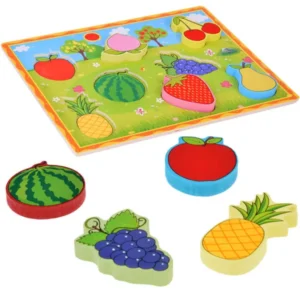 Gyümölcsös fa oktató puzzle 8 darabos