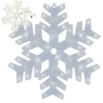 Hópehely led ablakdísz 40cm csillag