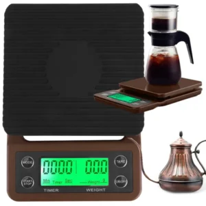 Kávémérleg pro 5kg 0.1g lcd stopperrel