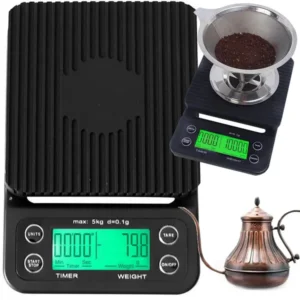 Kávémérleg pro 5kg 0.1g tára stopperrel