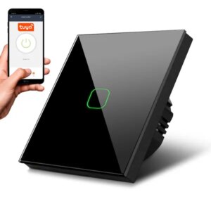 Maclean smart érintőkapcsoló wifi-vel, üvegpanel, led háttérvilágítás