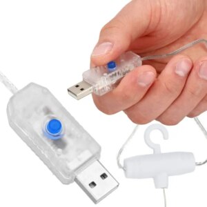 Többszínű led függönyfény 300db távirányítóval