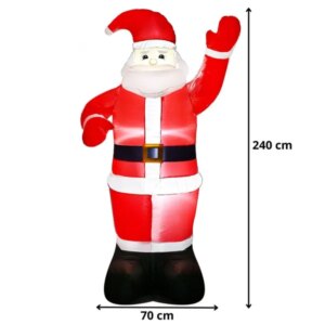 Springos® led mikulás dekoráció 240cm
