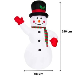 Springos® led hóember dekoráció 240cm