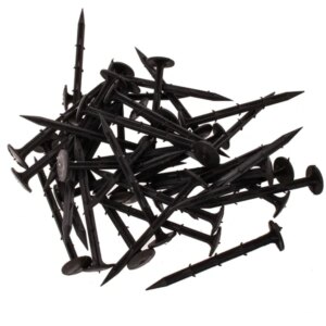 Springos® fekete rögzítő horgonyok 15cm 50db