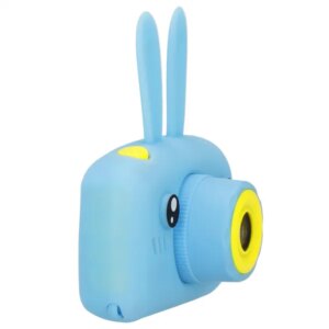 Springos® gyerek kamera 40mp kék nyuszi full hd