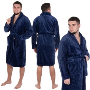 Springos® szőrme köntös l/xl tengerészkék