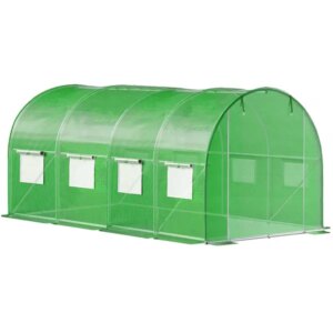 Springos® kerti fóliaalagút 4,5x2x2m uv-védelemmel