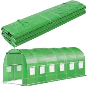 Springos® kerti fóliaalagút 6x3x2m uv-védelemmel